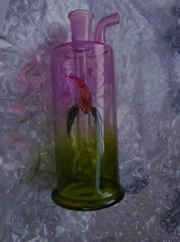 Darmowa wysyłka szklane rurki szklane szklane szklane szklane szklane szklane szklane szklane bongi J47-10 mm czerwony i zielony