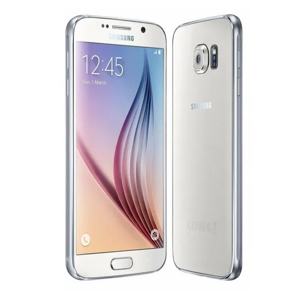 Auténtico reacondicionado Samsung Galaxy S6 G920F Octa Core 3GB RAM 32GB ROM 16MP 4G LTE Teléfono celular desbloqueado