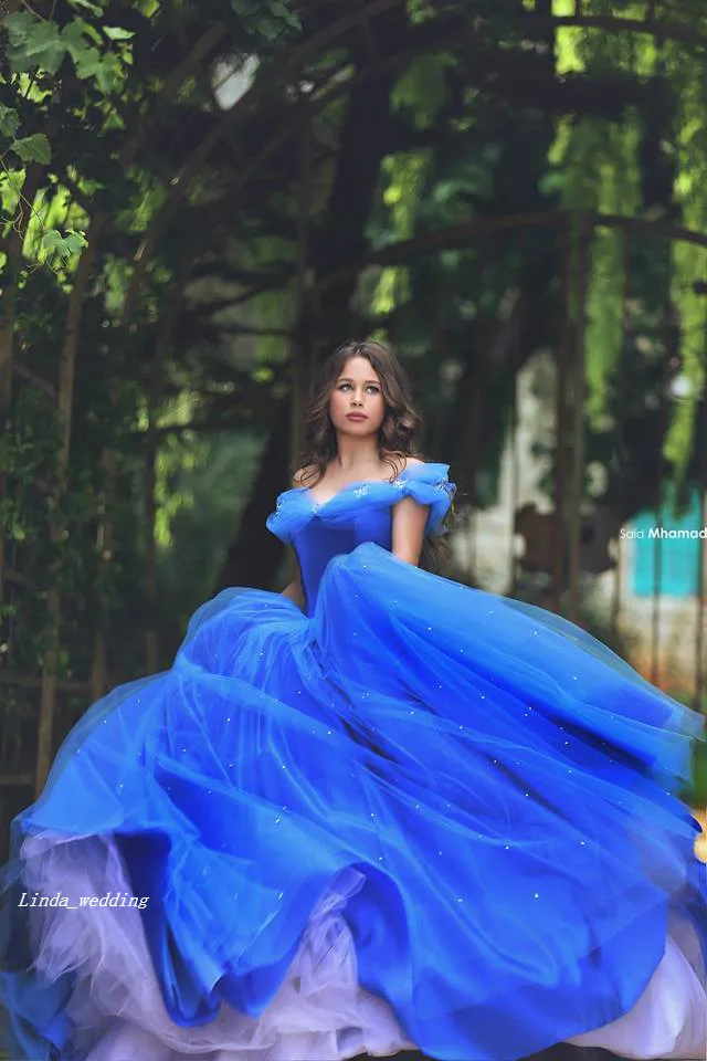 الأزرق الملكي quinceanera فساتين الحلو 16 مساء طويل حزب أثواب الكرة ثوب زائد الحجم vestidos دي 15 أنوس