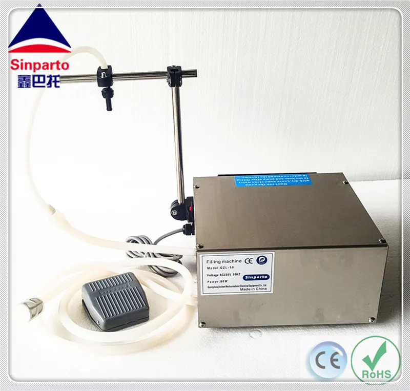 GZL-80 Kompakt Dijital Kontrol Pompası Sıvı Doldurma Makinesi Parfüm Dolgusu Elektrik Dolgusu Gıda İçecek Şişeleme 269c