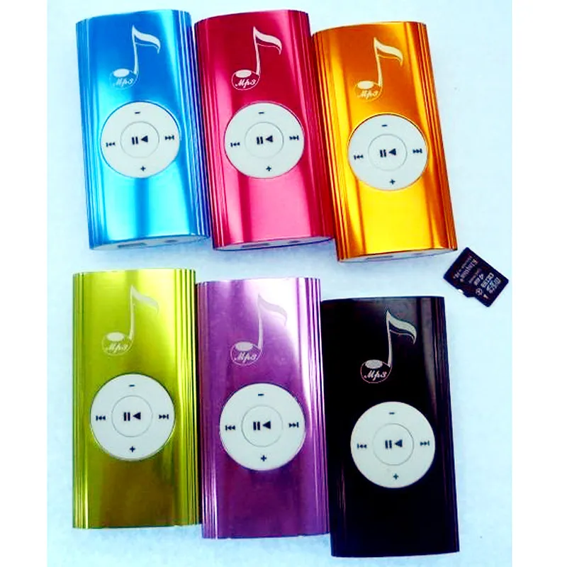 10 Pack Metal USB Creative Muvo Mp3 Player With Micro SD/TF Card
