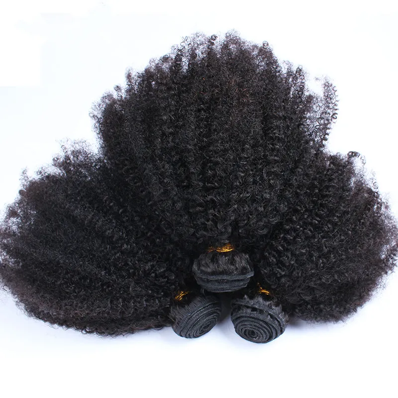 10quot30quot 3st Peruansk Afro Kinky Curly Hair Weave Natural Color Peruvian Human Hair Extensions Afro Kinky Curly Hair5057033