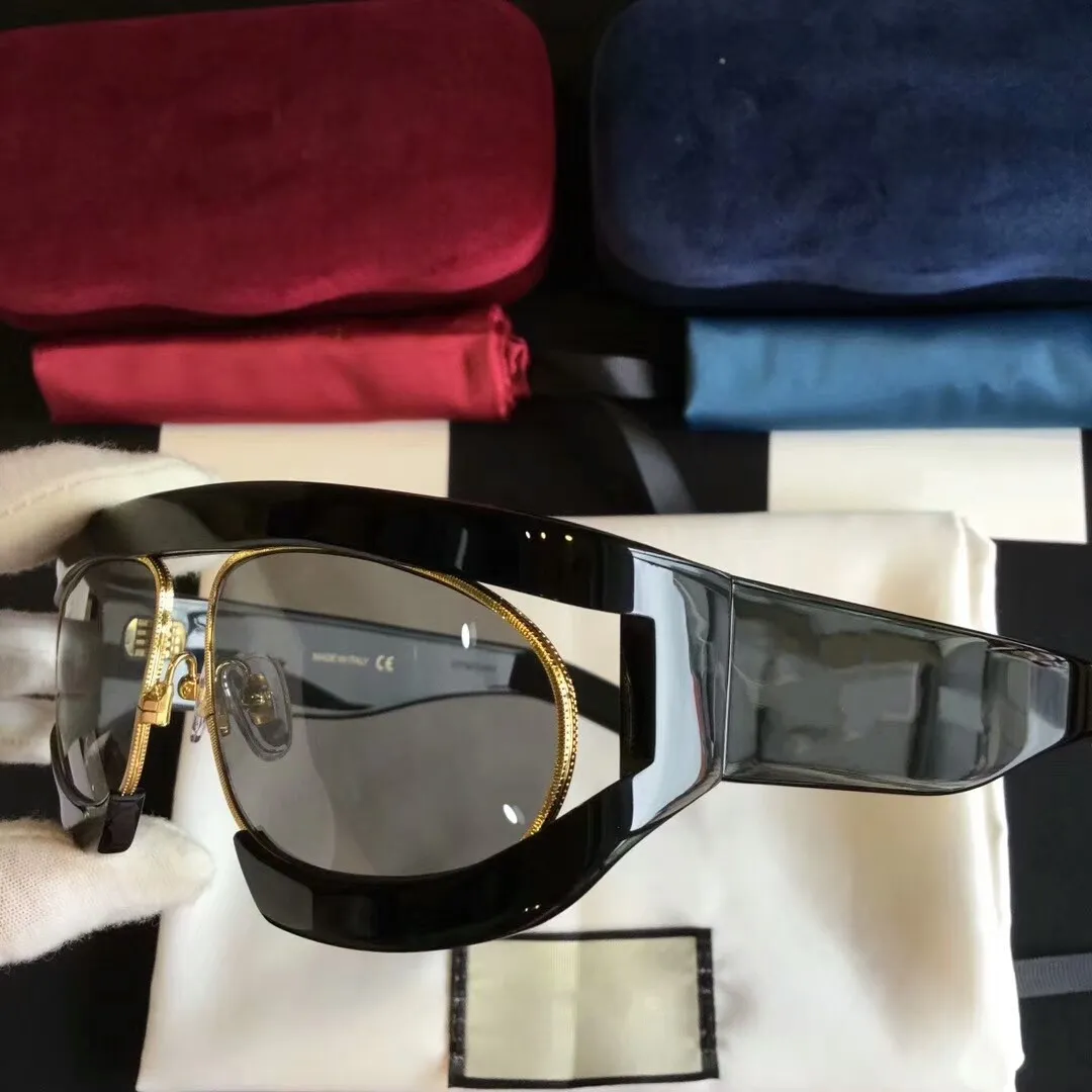 Gafas de sol de marca de moda, gafas de sol para mujer, gafas de sol de marca para hombre, gafas de sol de diseñador G0233s, lentes de estilo de lujo UV400 con caja