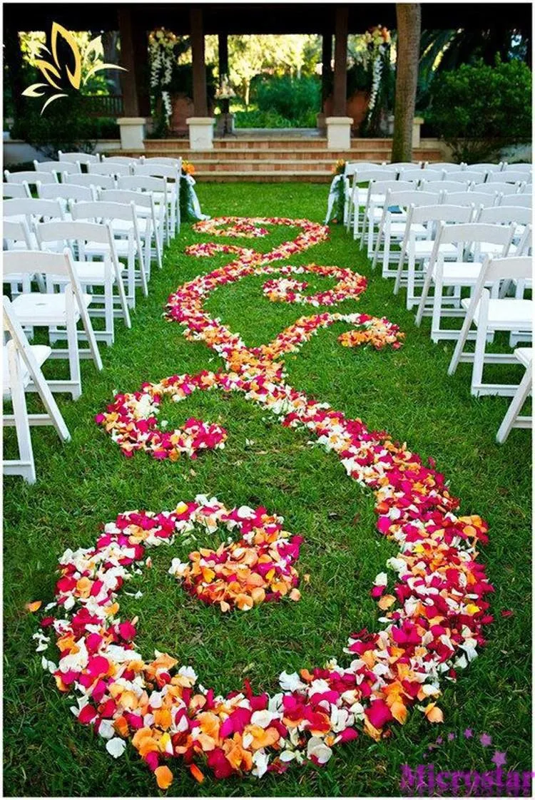 Silk Rose Petals Table Confetti Marriage Artificial Flower Crafts Wedding Party Events Decoration Wedding Supplies party decoration