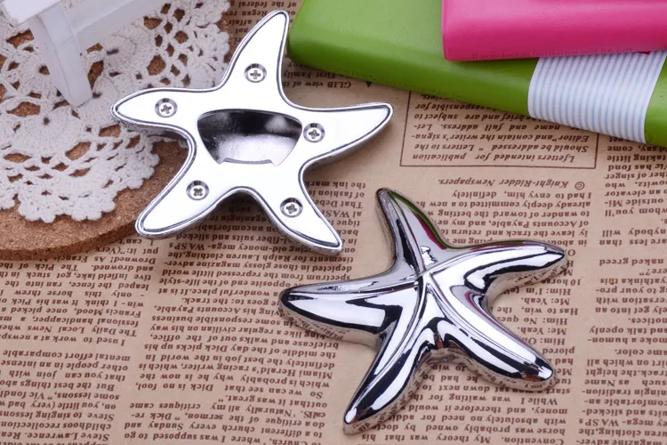 New Bridal Shower Beach Theme Starfish Design Beer Bottle Opener Wedding Favors