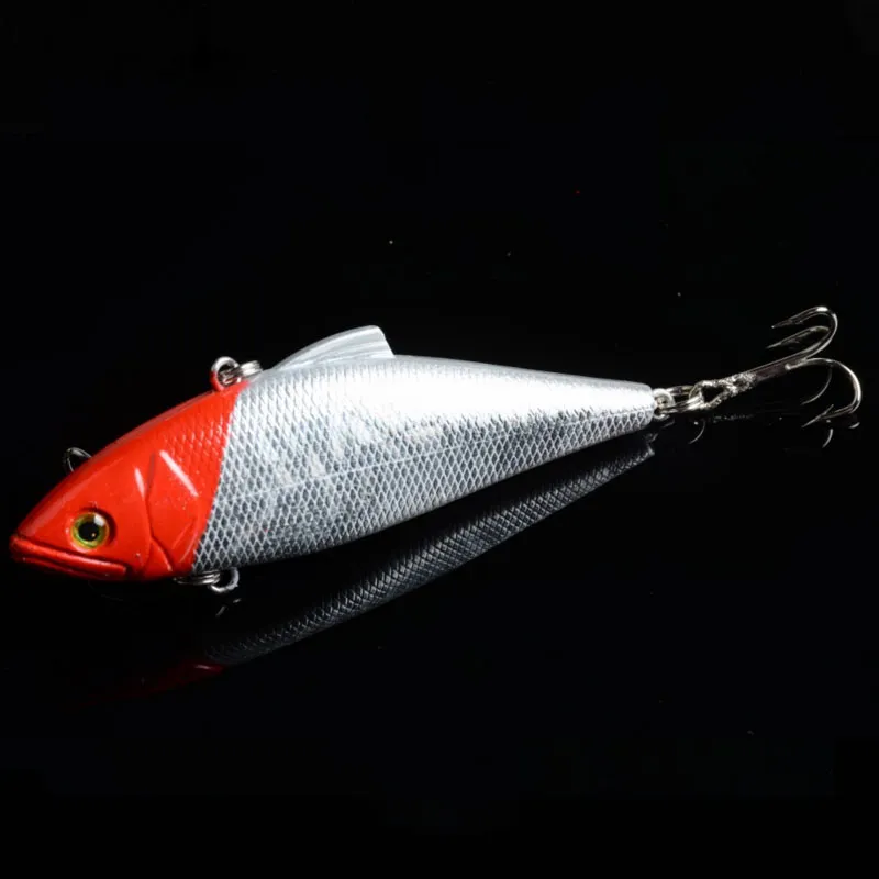 Commercio all'ingrosso i 8,5 cm 11,2 g Vibration Lure Bait VIBRATION attrezzi da pesca bionici 3D Eye Fish Lures