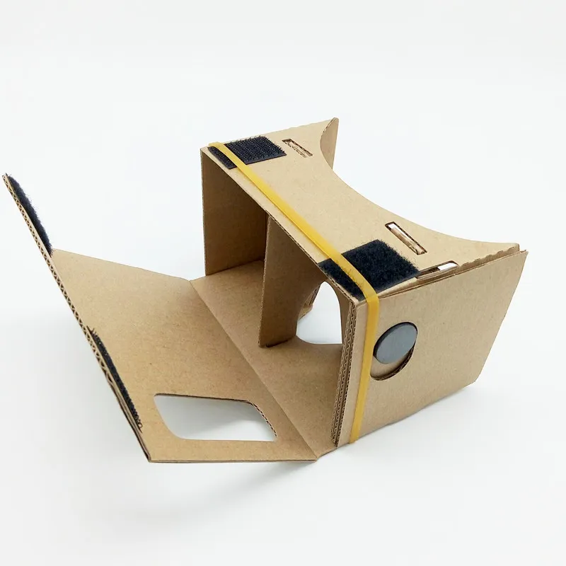 Google Cardboard 3D Glasses DIY Mobile Phone Virtual Reality 3D نظارات ثلاثية الأبعاد غير رسمية من الورق المقوى من الورق المقوى من الورق المقوى VR 3D Glasse2203567
