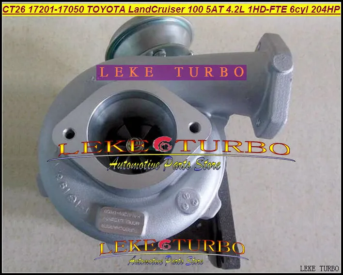 CT26 750001-5002S 17201-17050 Turbo Turbocharger For  Land Cruiser 100 5AT 4.2L 2004-05 1HD-FTE 6cyl 204HP (3)