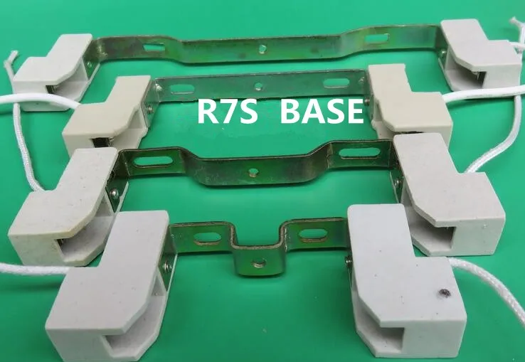 ceramics R7S lamp base J78 lamp holder J118 J135 J189 light tube 189MM 135mm 118mm 78mm