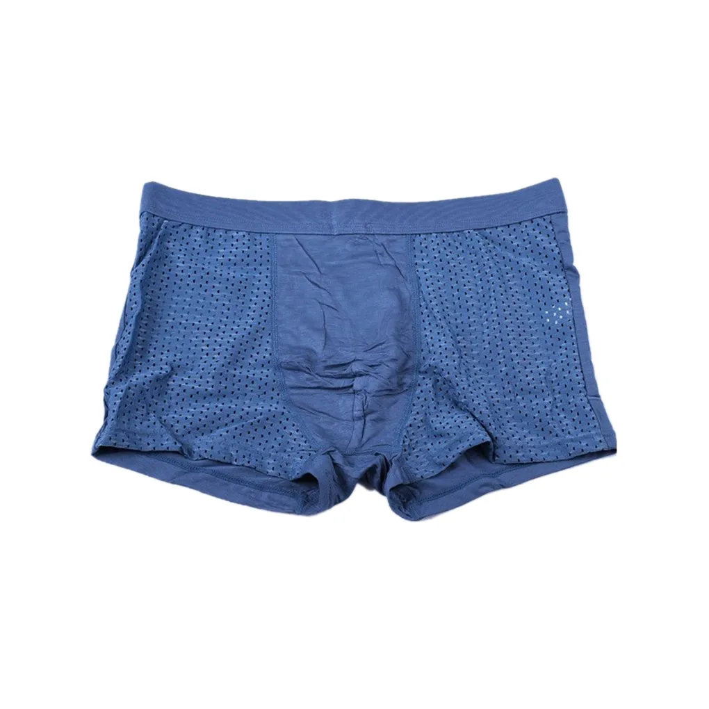 Toptan-Yeni Seksi Erkekler Iç Çamaşırı Marka Boxers Şort Örgü U Dışbükey Bambu Erkekler Külot Serin Küçültülmüş Erkek Sandıklar