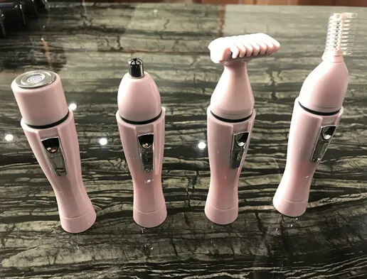 Ny ankomst 4in1 Kvinnors Clippers och Trimmers Laddningsläge Trim ditt armpit Hair Nasal Hair Leg Hair och så på gratis frakt