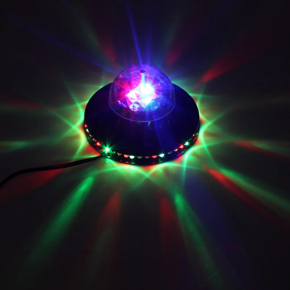 Black/White New Popular Magic Disco DJ Stage Lighting Sunflower 48 LED RGB Bar Party Effect Light Lamp 