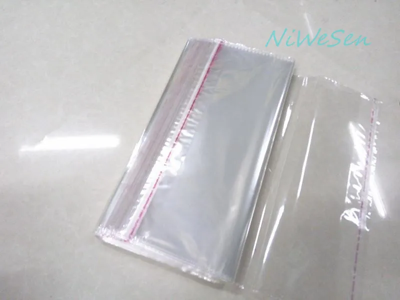 15x26cm, Clear Self Adhesive Seal OPP plastic bag-high transparent T-shirt/garment packing plastic pouch, resealable bags