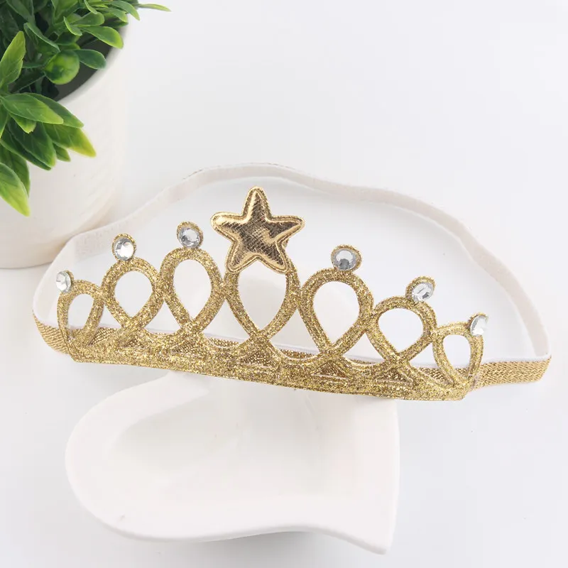 Baby Girl Hair Pałą na głowę Księżniczka Tiara Opaski na głowę Baby Girl Crown Flowergirl Opaska na głowę Akcesoria llot2571801