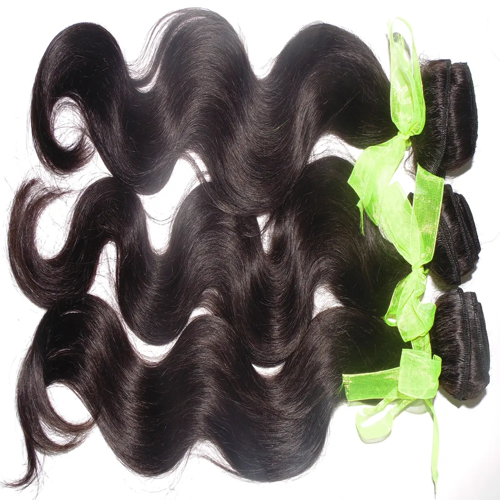 Mix 300g Promotion Frisyrer Malaysiska Human Hair Buntar Bouncy Body Wave Weaving No Shedding Deliver