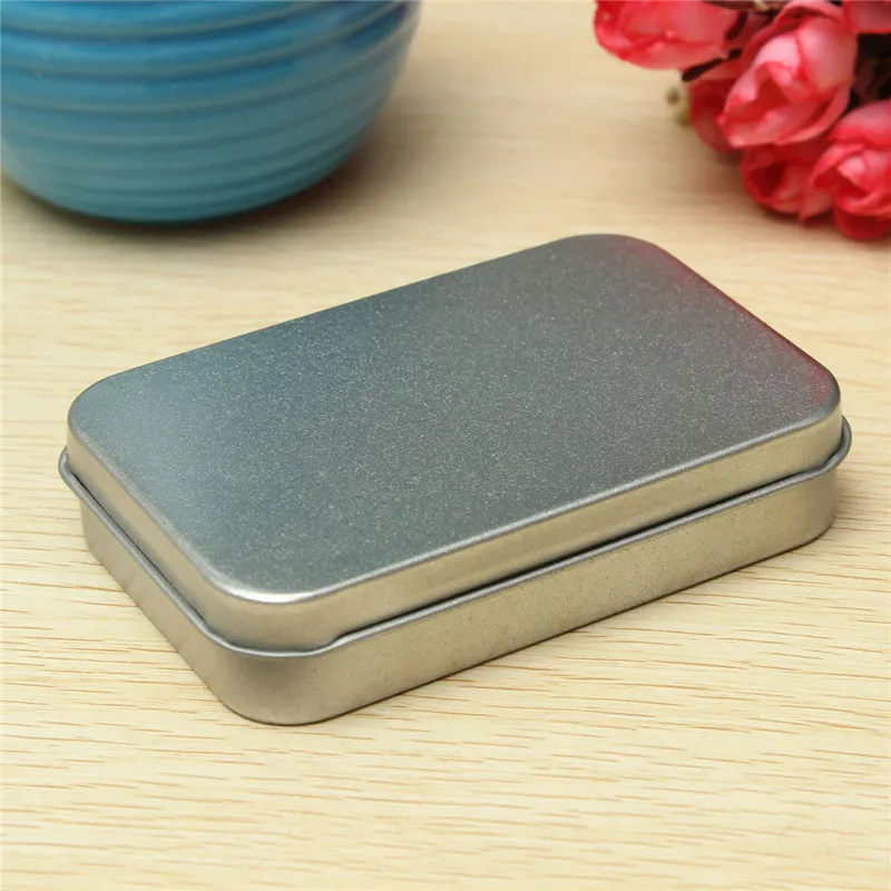 Silver Mini Box Higen Survival Kit Tin Small Silver Metal Flip Top... From Etoceramics ...