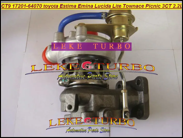 Wholesale New CT9 17201-64071 17201-64070 turbo for  Estima Emina Lucida Lite Townace Picnic 3CTE 3CT 2.2LD turbocharger (4)