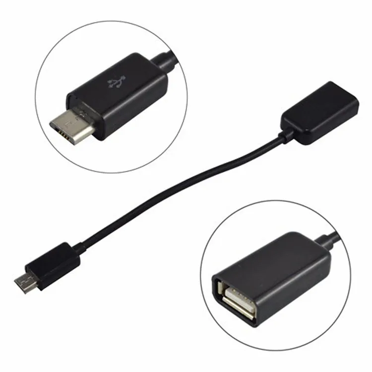 Micro USB para Fêmea USB OTG cabo adaptador para Samartphone Galaxy S3 S4 Tab 3 7,0 / 8 / 10,1 DHL FEDEX livre