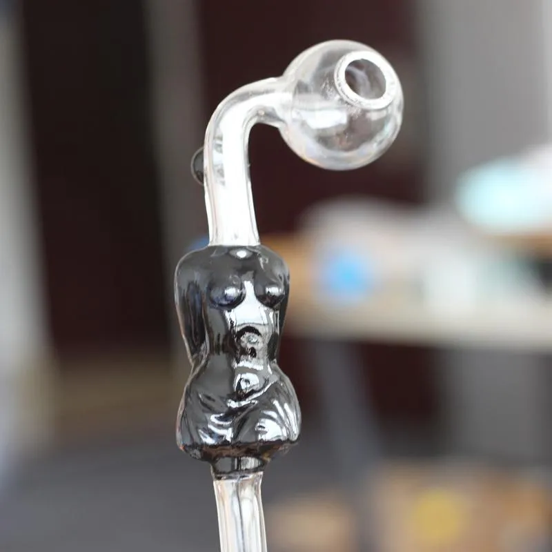 Beautiful Design Glass Smoking Hand Pipes Sexy Girl Model Water Oil Burners Bongs to Choose