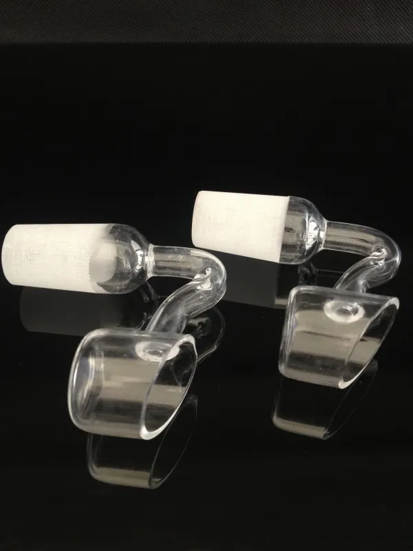 Shisha Hersteller 14mm/18mm männlicher Quarz -Knaller durch Liguid -Sci -gebogene Nagel für Wasserrohr
