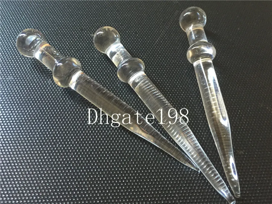 2pcs/lot smoking GLASS wax OIL dabber tool rigs pickers dabbber oil dabber for wax and oil