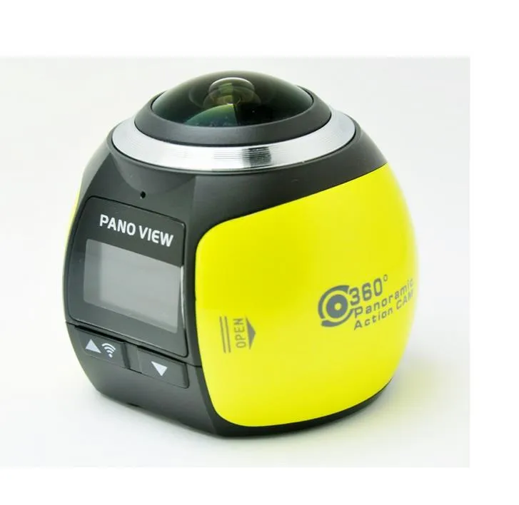 360도 카메라 VR 4K WIFI 비디오 미니 파노라마 2448 * 2448 HD 파노라마 액션 3D 가상 현장 방수 스포츠 캠