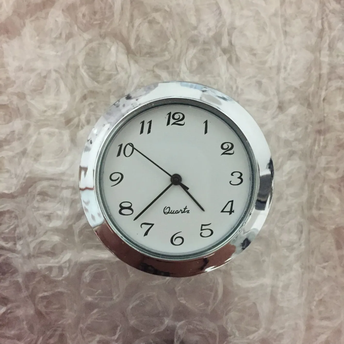 1 7/16 pouces argent lunette insert horloge standand taille arabe cadran ajustement horloges PC21S mouvement