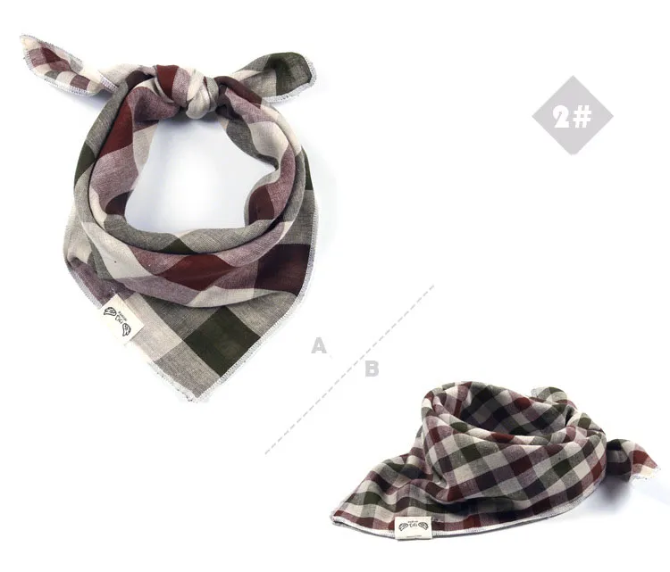 41 Style Nouveau Bébé Bandana Écharpe Bavoirs Coton Bébé Alimentation Triangle Clair Enfants Foulard Infantile Double fil Bavoirs Burp Tissu Plaid Bavoirs