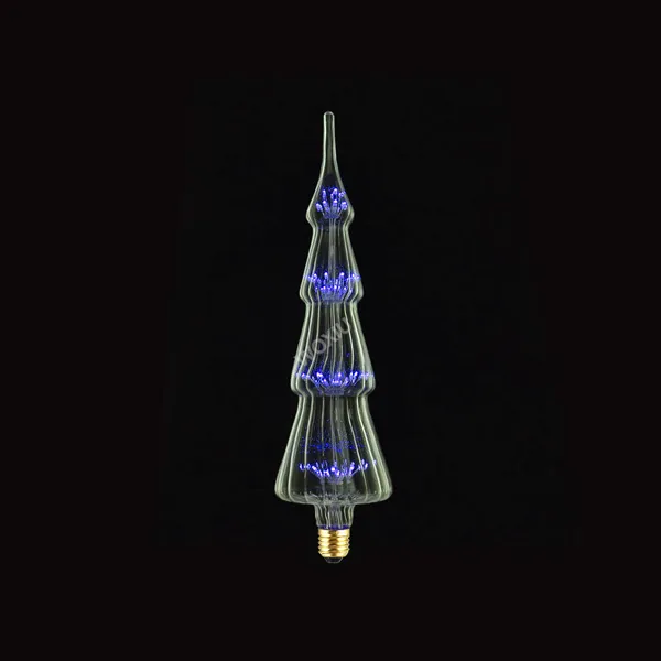 Woxiu árvore de natal vidro vintage filamento lâmpada edison retro céu estrelas branco quente decorações do dia de natal 6556520