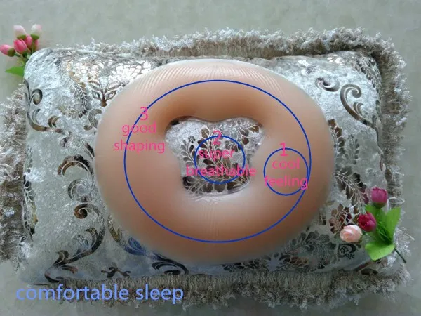 Ücretsiz kargo Yumuşak silikon masaj yüz relax yastık pad SPA güzellik salonu bakım minderi bebek kafa şekillendirme iyi bir yardımcı