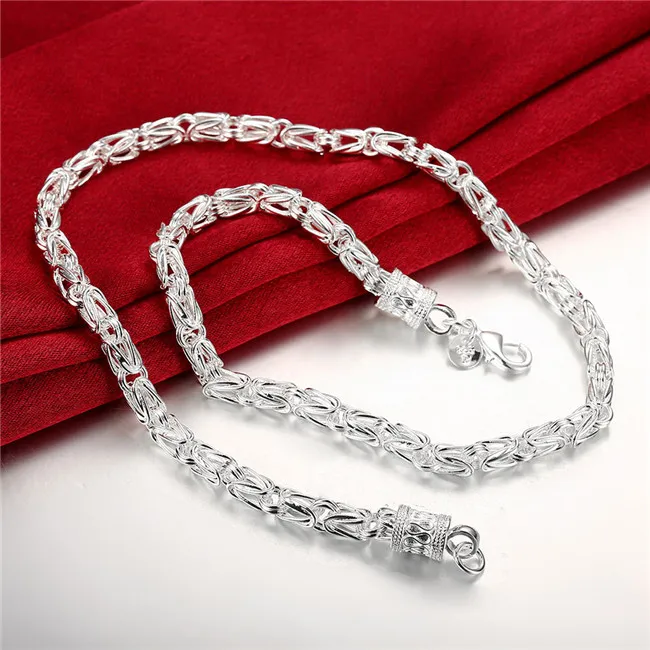 Nuovissimo Nuova collana leader Collana da uomo in argento sterling SN048, moda Collana in argento 925 con catene vendita diretta in fabbrica regalo di Natale