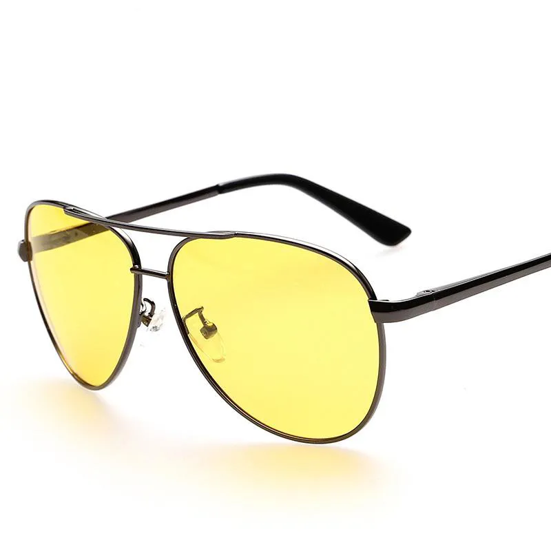 2016 Wholesale Brand Designer Night Driving Glasses Anti Glare Vision Driver Safety Sunglasses Protective Goggles Glasses oculos de sol