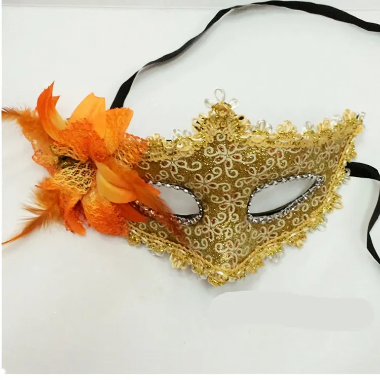 Цветочная маска на Хэллоуин Сексуальные маскарадные маски Венецианская танцевальная вечеринка Бар Принцесса Венеция Маска Fation Rose Party Элегантная маска Supplies9981885