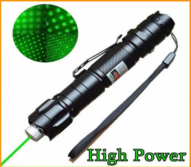 Gloednieuw 1MW 532nm 8000m Hoge Power Green Laser Pointer Licht Pen Lazer Beam Militaire Groene Lasers Gratis Verzending