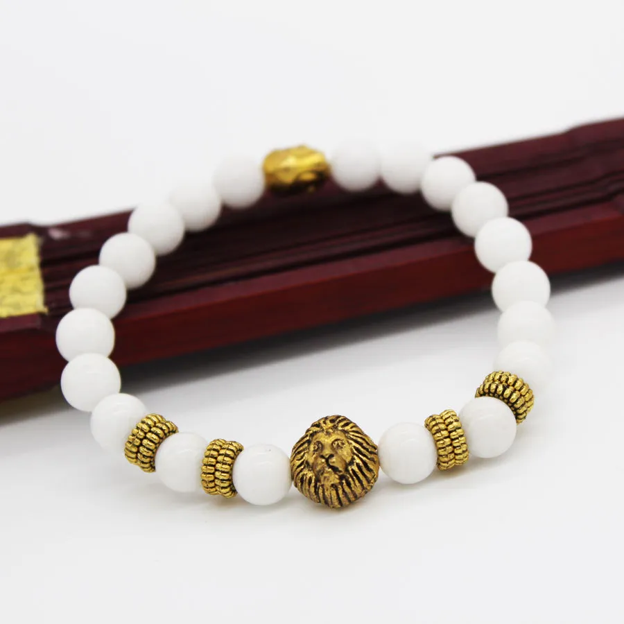 SN0636 gepersonaliseerde legering bedelarmband voor vrouwen en man leeuw hoofd armband Boeddha armband cadeau sieraden