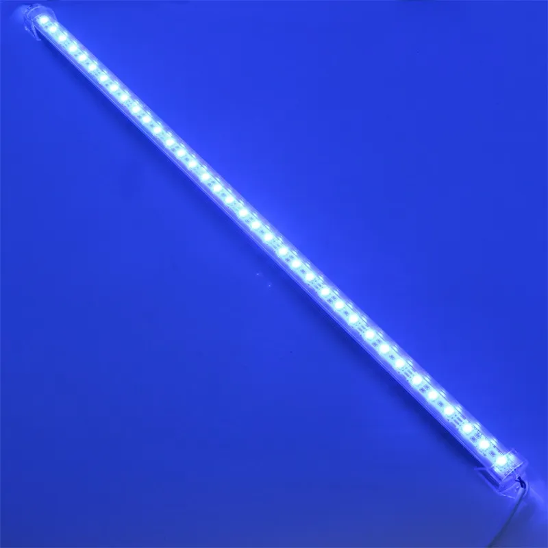 RGB LED BAR Light 12V SMD 5050 Chip U Aluminium Shell + PC Cover Hard Rigid LED Strip Light Tube för köksskåp