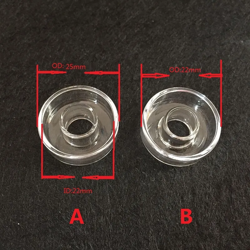 Ersättningskvartskål för hybridtitan Yttre diameter 25 mm eller 22mm i lager för oljeriggar Bongs2201032