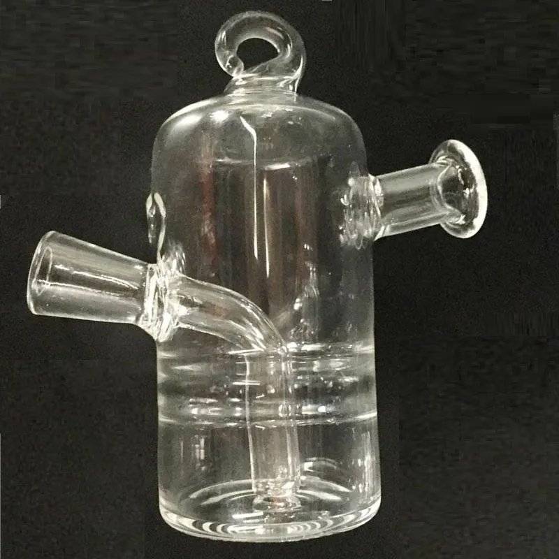 Bong da viaggio da 3,5 pollici Mini Bunk Smoking glass Blunt Bubbler Joint Gli accessori tubo Martian Small Water Pipe Recycler