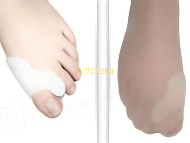 =  Toe Hallux Valgus Corrector Silicone Gel Spreader Feet Care Toe Separator Bunion Guard Toe Stretcher Straightener