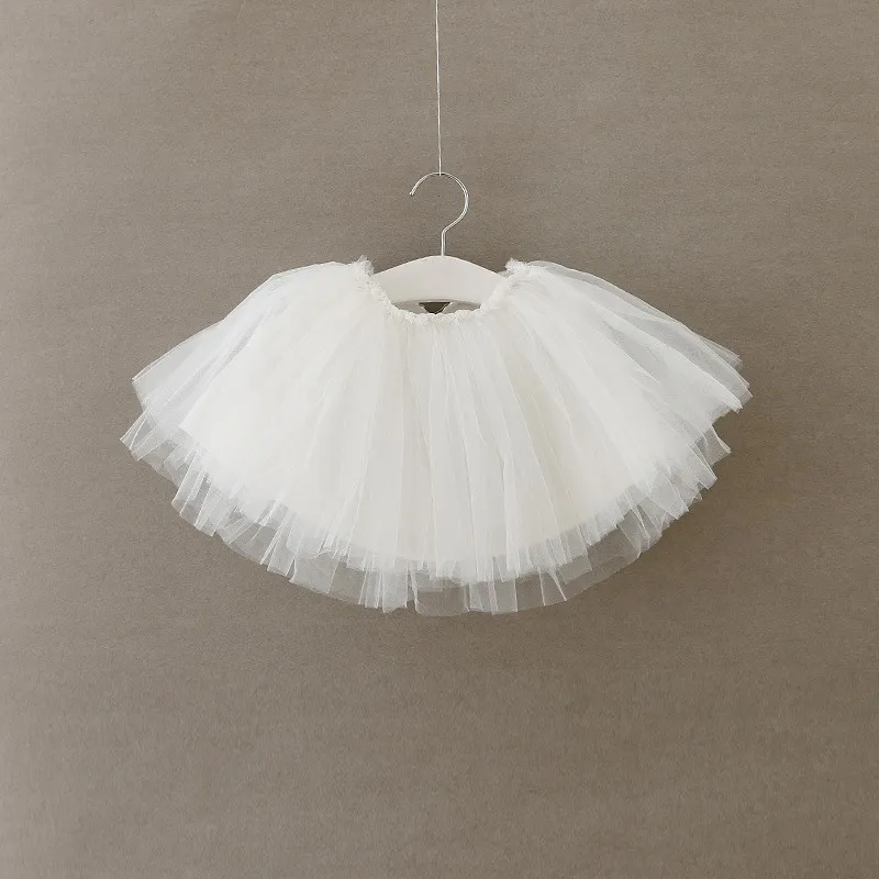 Mjukt baby flicka pettiskirts net slöja kjol barn söt prinsessa kläder födelsedagspresent toddler boll klänning fest kawaii tutu kjolar