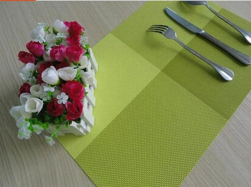 En gros accessoires de décoration de table à la maison vaisselle thermo-isolée PVC napperon chic cuisine bol à manger tapis imperméable