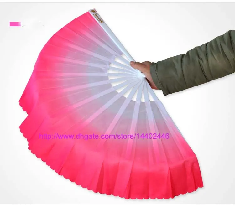 Cinese Dance Belly Dance Fan Kung Fu Tai Chi Practice Chinese Indian Performance Big Silk Veil Fan Wedding Party Gift
