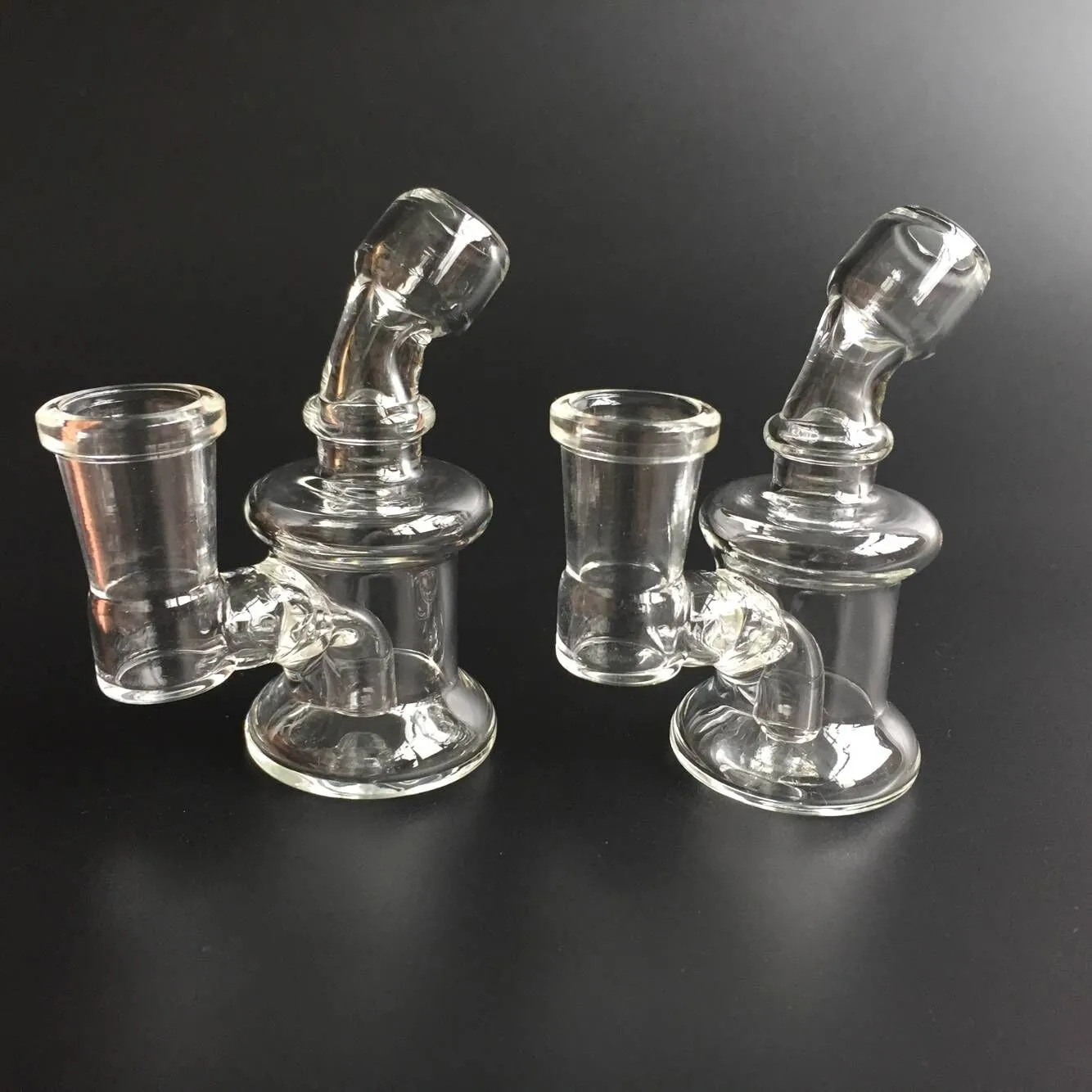 Nano Rig Mini Glass Bongs Rig Fab Egg Bongs Oil Rig Dabs Glass Red Oil Drips Heady Recycler 14mm joint