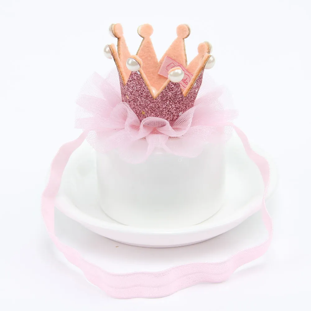 Princesa Bebê Meninas Coroa Tiara Tiara Faixa de Cabelo Aniversário Bolo Smash Foto NOVO! Tiara Coroa para Meninas HJ125