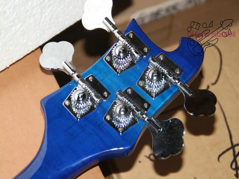 Personalizado 4003 Baixo Elétrico azul 4 Cordas Guitarra Baixo Elétrico Novo estilo frete grátis