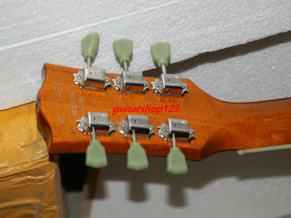 Sunburst custom Guitarra Elétrica Jazz guitarra frete grátis instrumento musical da China