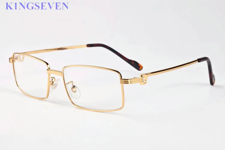 unisex zonnebril natuurlijke witte buffel hoorn glazen goud metalen frames bril duidelijke lenzen vrouwen mode attitude zonnebril speciaal