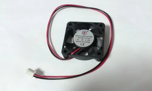 BLACK DC 4010S 9V 2 개 전선 DC 브러시리스 냉각 piastics 팬