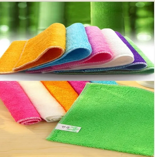 Serviette en tissu de lavage à l'huile en Fiber de bambou, pour meubles de cuisine, lingette de sol pour voiture, grande vaisselle multifonctionnelle, ménage