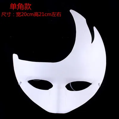 3pcs Cat Masks White Paper Blank Hand Painted Facemasks Diy Unpainted  Animal Half Facemasks For Birthday Party Favor Supplies